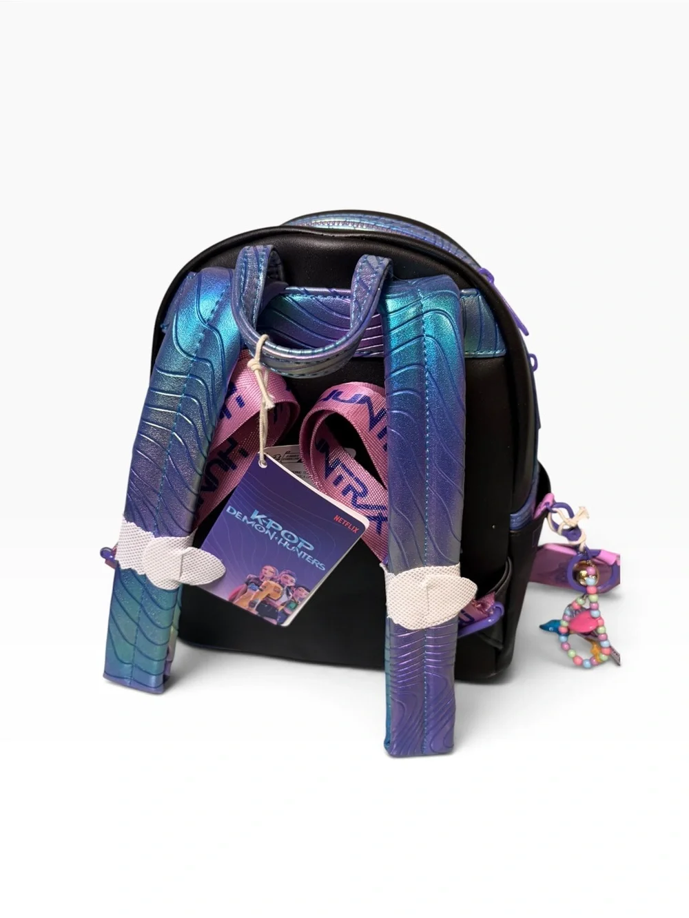 Loungefly K-Pop Demon Hunters Huntrix Mini Backpack & Wallet Set With Bag Charm